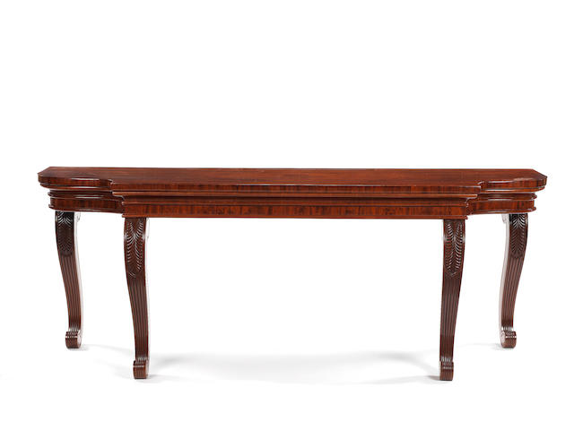 A Regency mahogany serving table, attributed to William Trotter