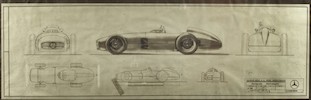 Thumbnail of The Ex-Juan Manuel Fangio, Hans Herrmann, Karl Kling, German and Swiss Grand Prix Winning,1954 Mercedes-Benz W196R Formula 1 Racing Single-Seater  Chassis no. 196 010 00006/54 image 50