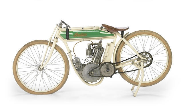 The ex-Steve McQueen,1914 Indian Model F Board-Track Racing Motorcycle Engine no. 41F092