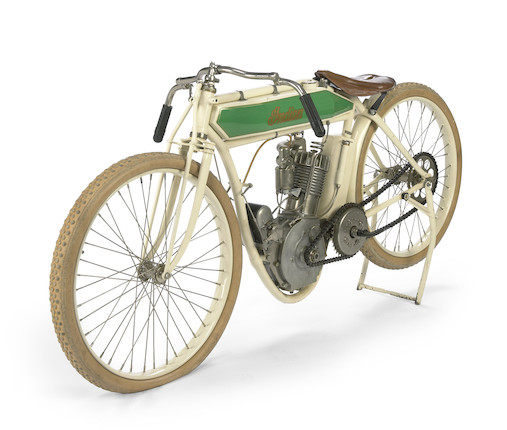 The ex-Steve McQueen,1914 Indian Model F Board-Track Racing Motorcycle Engine no. 41F092 image 7