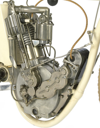 The ex-Steve McQueen,1914 Indian Model F Board-Track Racing Motorcycle Engine no. 41F092 image 4