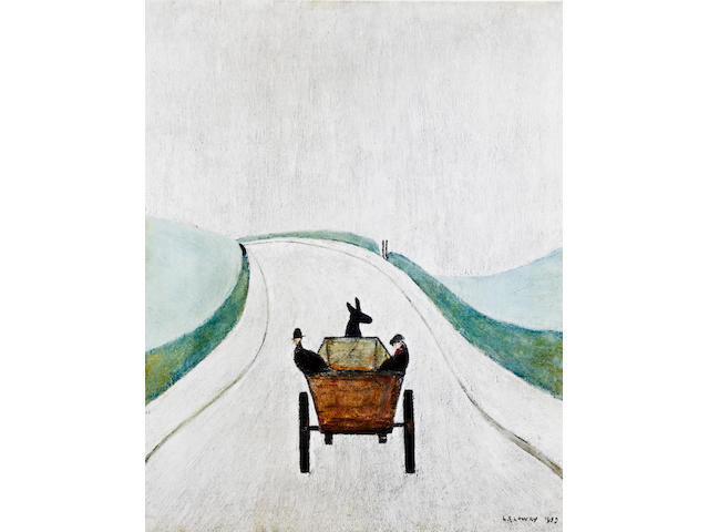 Laurence Stephen Lowry R.A. (British, 1887-1976) 'The Cart'