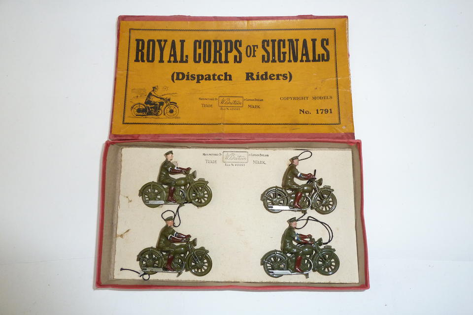 Britains set 1791, Royal Corps of Signals Dispatch Riders 6
