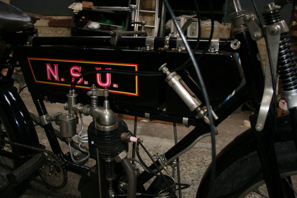 1907 NSU 460cc Frame no. 163550 Engine no. 11192