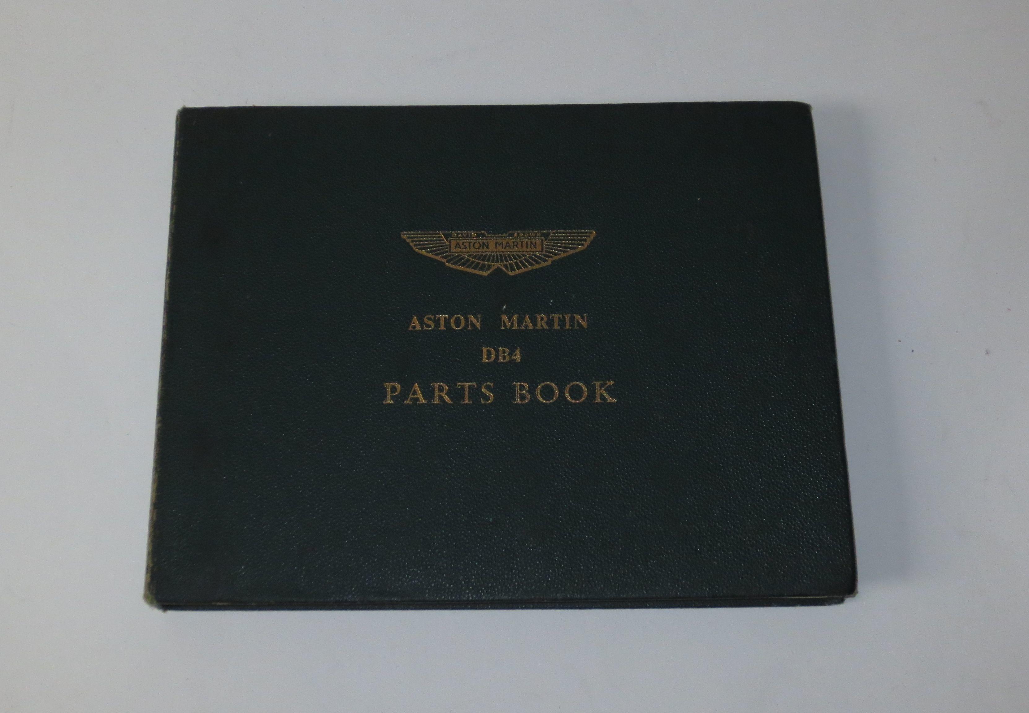 Bonhams Cars : An Aston Martin DB4 Parts book,