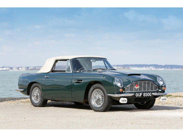 Three owners from new,1969 Aston Martin DB6 Vantage Volante  Chassis no. DBVC/3731/R Engine no. 400/4115/VC