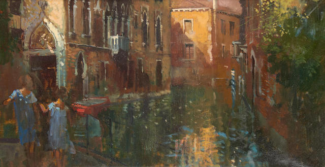 Peter Kuhfeld (British, born 1952) 'Venice, late afternoon'