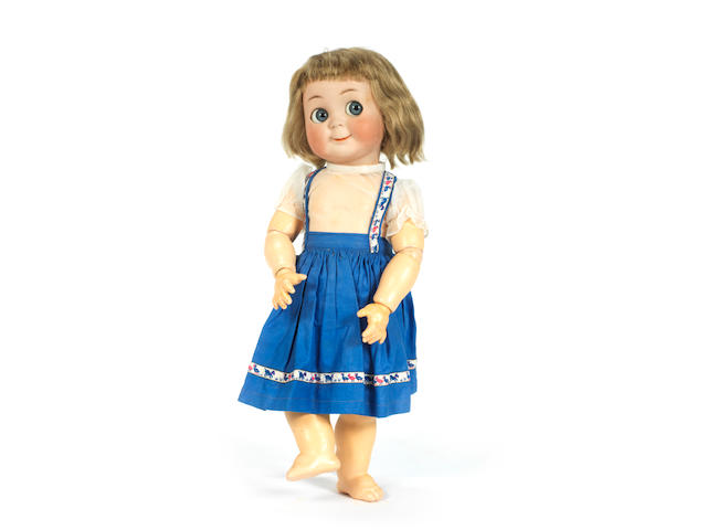 Rare Simon & Halbig 131 bisque head 'googly' doll