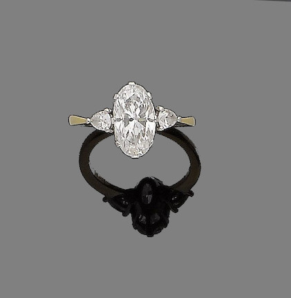 A diamond single-stone ring, by Boodle and Dunthorne image 1