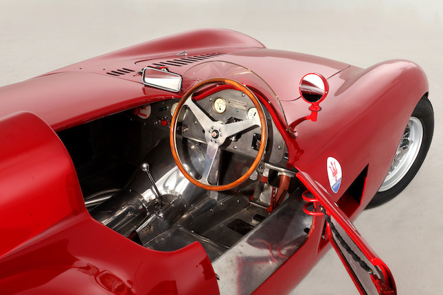 The Ex-Bill Spear/Sherwood Johnston ,1955 Maserati 300S Sports-Racing Spider  Chassis no. 3053 Engine no. 3053 (see text) image 21