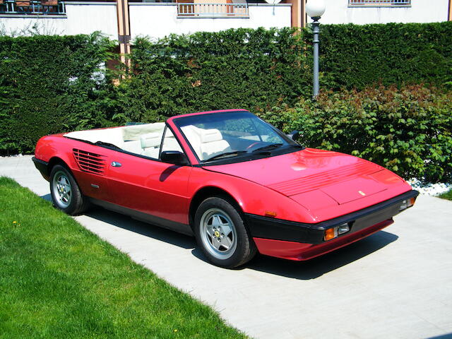 Bonhams 1984 Ferrari Mondial Qv Cabriolet Chassis No