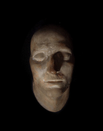 NAPOLEON BONAPARTE - THE BOYS DEATH MASK. Death mask of Napoleon, taken on the Island of St Helena on 7 May 1821, two days after his death, cast in plaster and presented to the Rev Richard Boys, Senior Chaplain of St Helena, with an autograph note of authentication by him, cast for the Rev Richard Boys by Joseph William Rubidge on St Helena in May or June 1821 image 8