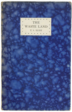 ELIOT (T.S.)  The Waste Land, 1923 image 1