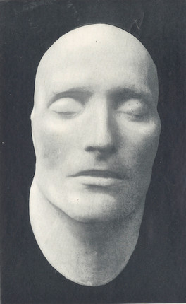 NAPOLEON BONAPARTE - THE BOYS DEATH MASK. Death mask of Napoleon, taken on the Island of St Helena on 7 May 1821, two days after his death, cast in plaster and presented to the Rev Richard Boys, Senior Chaplain of St Helena, with an autograph note of authentication by him, cast for the Rev Richard Boys by Joseph William Rubidge on St Helena in May or June 1821 image 3