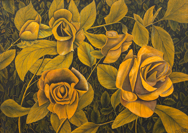 James Lloyd (British, 1905-1974) Golden Roses