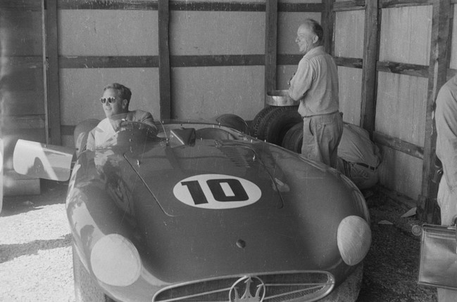The Ex-Bill Spear/Sherwood Johnston ,1955 Maserati 300S Sports-Racing Spider  Chassis no. 3053 Engine no. 3053 (see text) image 7