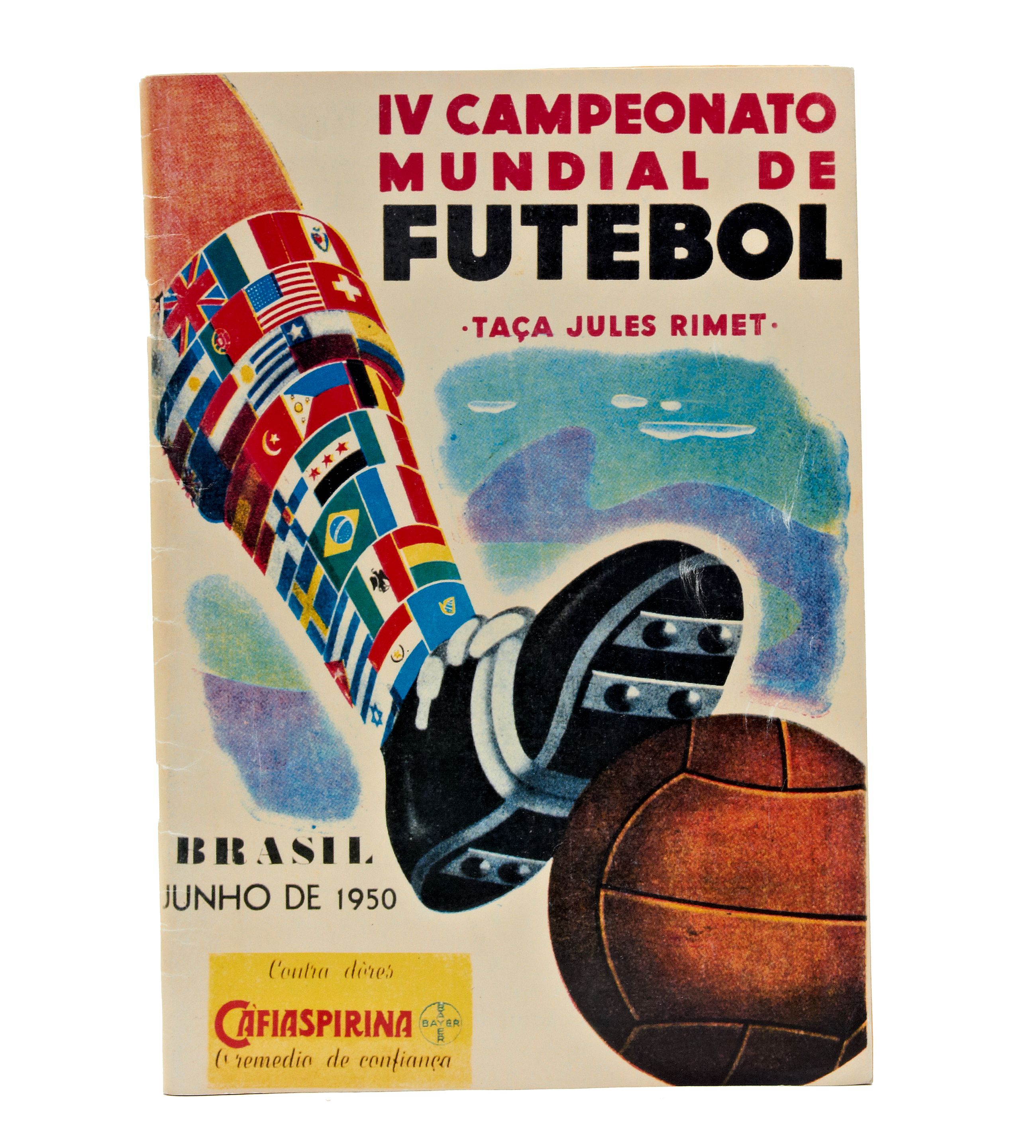 1950 World Cup final programme Brazil v Uruguay auctions & price archive