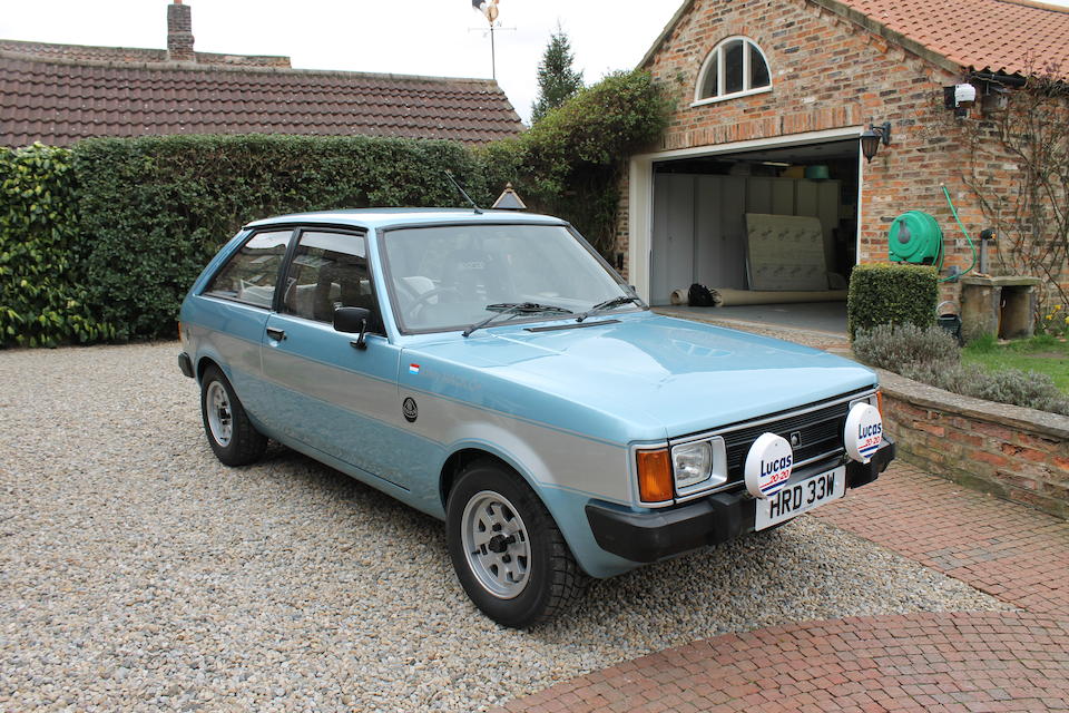 1981 Talbot Sunbeam-Lotus Rally Car, Chassis no. T4DCYAL322865 Engine no. T4DCYAL322865