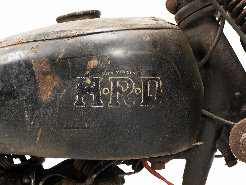 One owner for 60-plus years,1938 Vincent-HRD 498cc Series-A Meteor Project Frame no. D1554 Engine no. M629