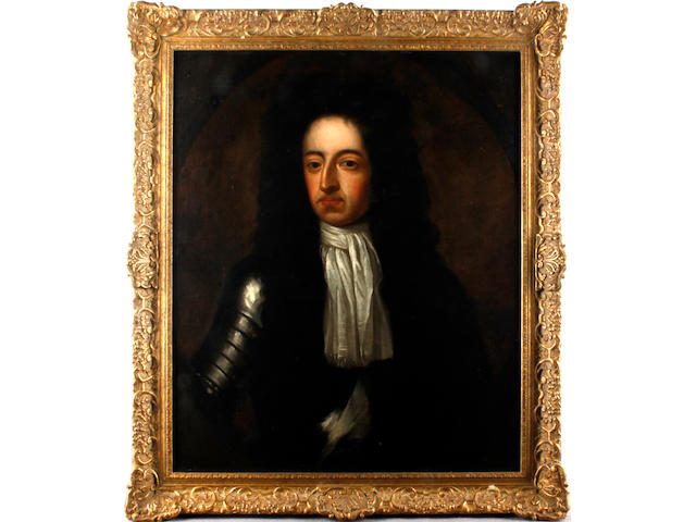 Follower of Willem Wissing (Amsterdam 1656-1687 Burghley) Portrait of William of Orange, half-length,