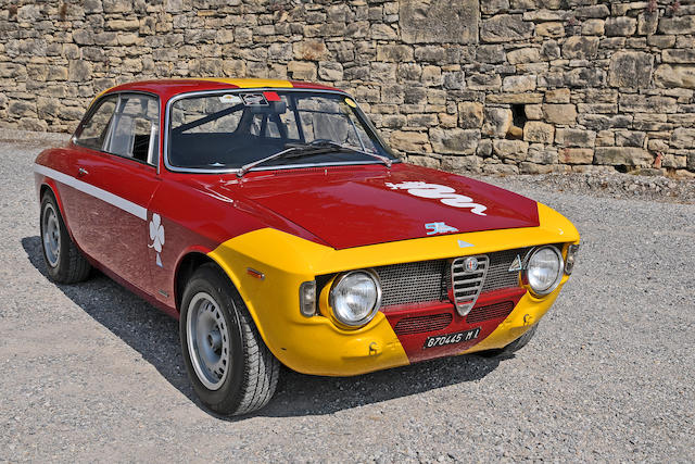The ex-Autodelta, Enrico Pinto, Teodoro Zeccoli, Carlo Facetti, Winner of the 1969 Budapest Grand Prix,1968 Alfa Romeo GTA 1300 Junior  Chassis no. 775358 Engine no. 00559.5343