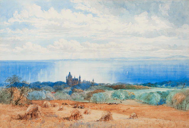 William Simpson (British, 1823-1899) Dunrobin Castle
