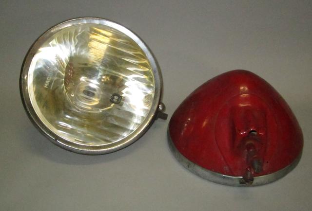 A pair of Magondeaux/BRC type 194 electric headlamps, French, 1930s