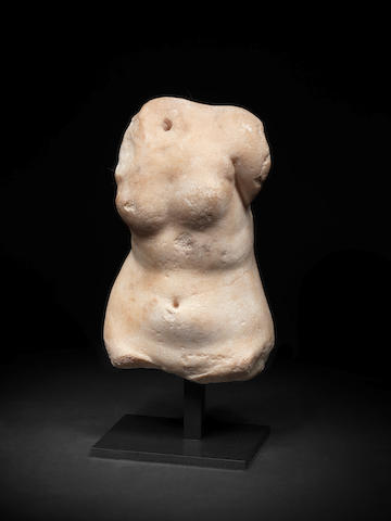 A Roman marble torso of Aphrodite