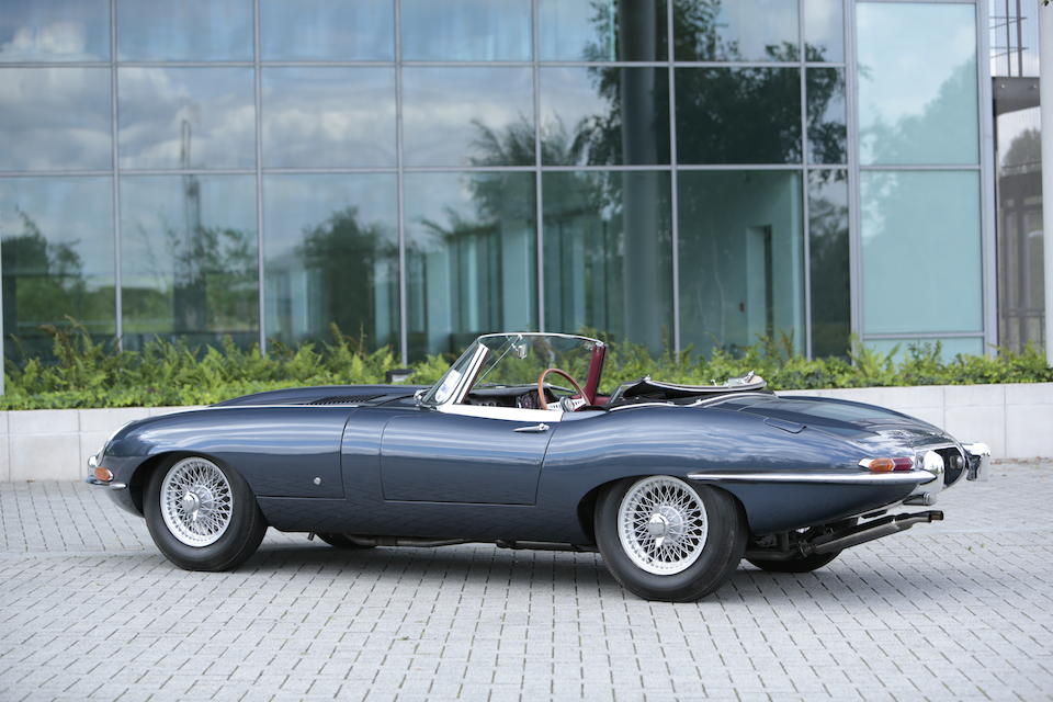 Single family ownership since 1963; 32,000 miles from new,1961 Jaguar E-Type 3.8-Litre Series 1 'Flat Floor' Roadster  Chassis no. 850038 Engine no. R1187-9