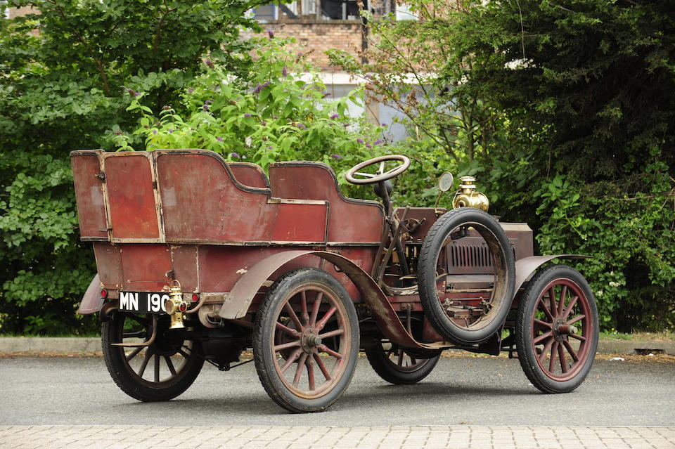 Single family ownership since 1908,Believed 1903 Lacoste et Battmann 12hp Twin-Cylinder Four-Seat Rear-Entrance Tonneau  Engine no. 553
