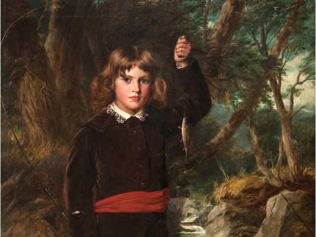 James Faed (British, 1821-1911) The Young Waltonian