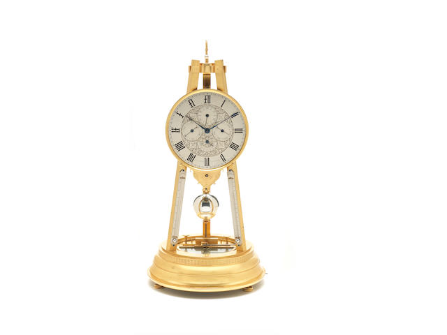 A fine and rare mid 19th century tripod timepiece compendium Attributed to Thomas Cole for Smith & Sons of Clerkenwell