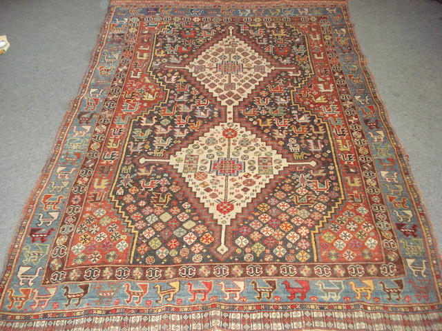 A Kashgai rug, South West Persia, 189cm x 124cm