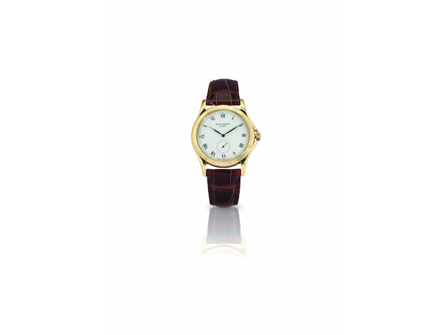 Patek Philippe. A fine and rare 18ct gold manual wind wristwatchCalatrava, Ref:5115, Case No.4181649, Movement No.1907710, Made in 2002