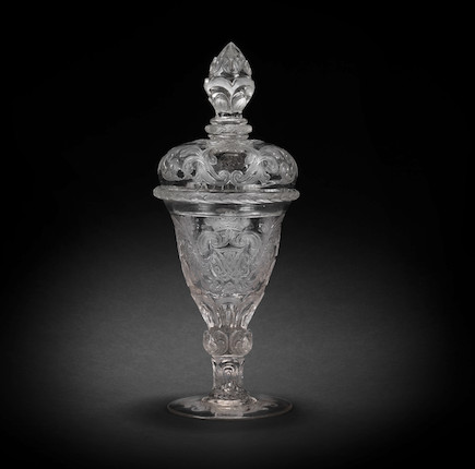 Bonhams An impressive Silesian Hochschnitt goblet and cover by
