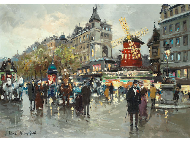 Antoine Blanchard (French, 1910-1988) Le Moulin Rouge