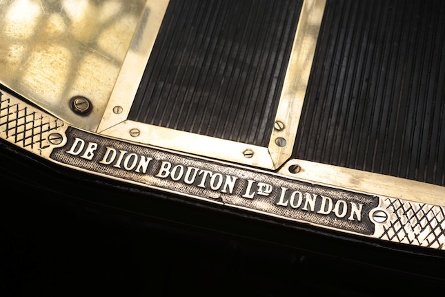 1904 De Dion Bouton 8hp Rear-entrance Tonneau  Chassis no. 78 Engine no. 14225 image 14
