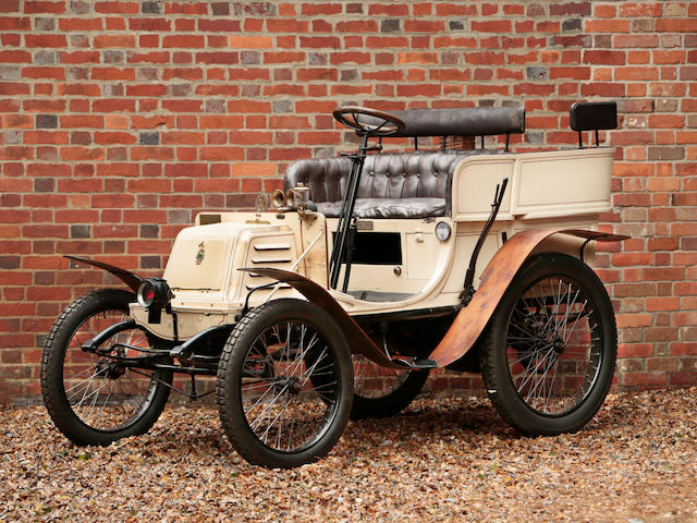 1901 Georges Richard 3&#189; hp Single-Cylinder Four-Seat Rear Entrance Tonneau  Chassis no. 419 Engine no. 429