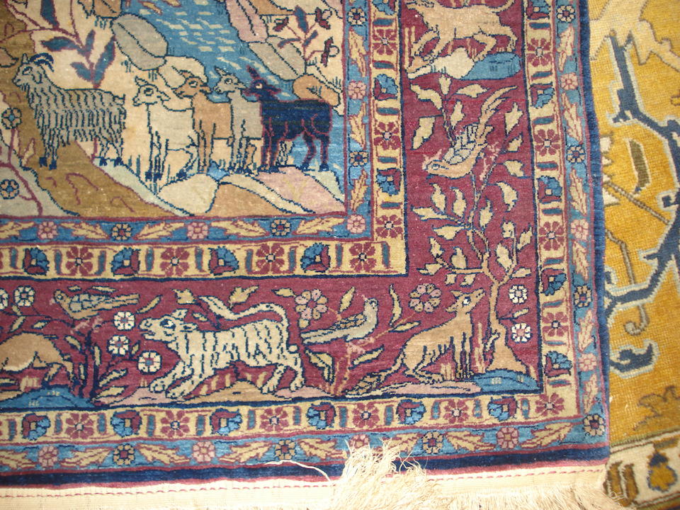 A Mashed rug, North East Persia, 205cm x 139cm