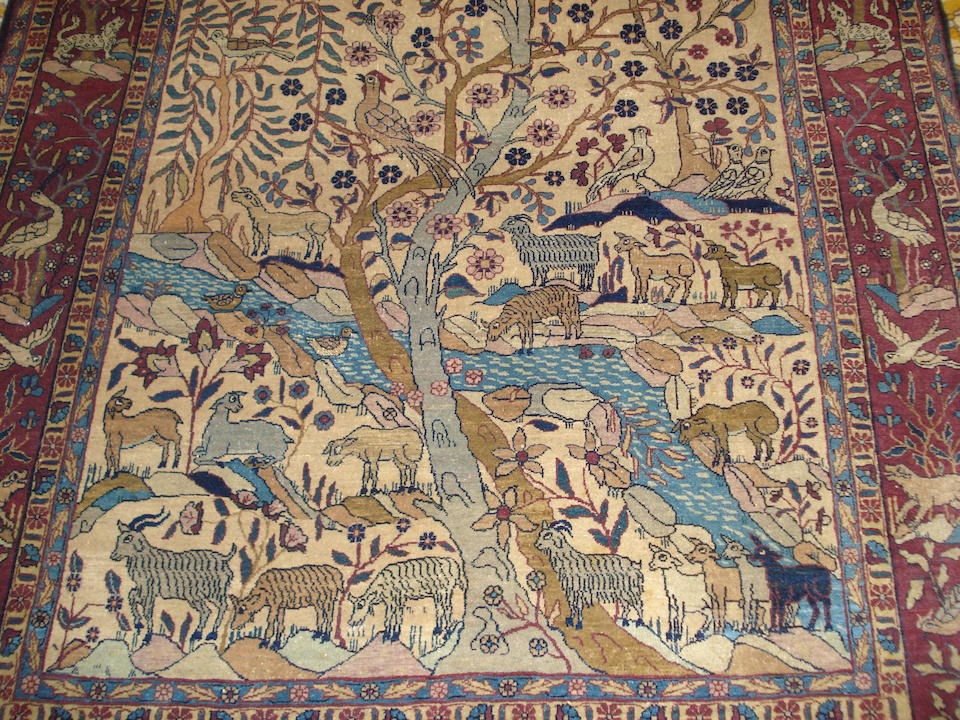 A Mashed rug, North East Persia, 205cm x 139cm