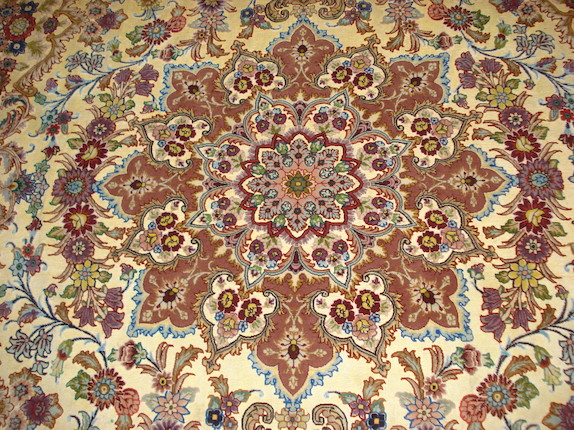 A Tabriz souf carpet, North West Persia, 394cm x 297cm image 4