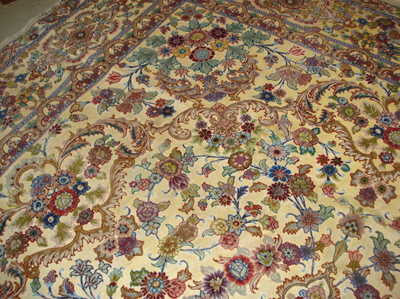 A Tabriz souf carpet, North West Persia, 394cm x 297cm image 2