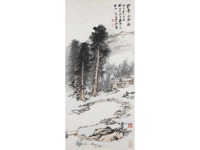 Zhang Daqian (1899-1983) Shecui Mountain Villa