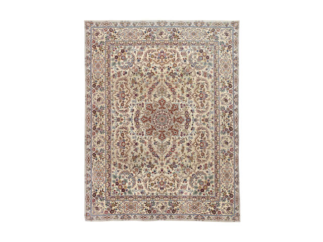 A Tabriz souf carpet, North West Persia, 394cm x 297cm