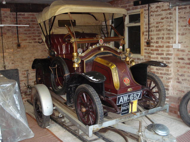 Owned by only two families from new,1909 Renault AX Tourer  Chassis no. to be advised Engine no. to be advised