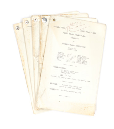 Doctor Who / Patrick Troughton 'Doctor Who And The Web Of Fear', a set of five Rehearsal Scripts, 1968,  5 image 1