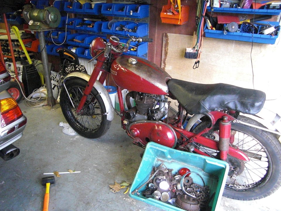 In the current ownership since 1970,1954 Panther 350cc Model 75 Project Frame no. 7849 Engine no. 55KS114B