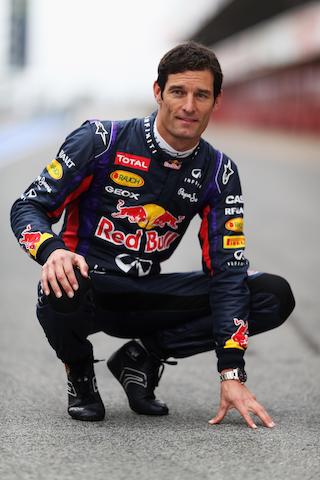 A signed Mark Webber race suit, 2013 Formula 1 season,