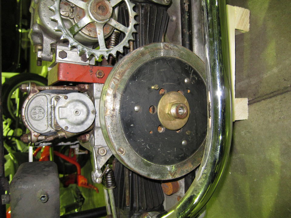 c.1925 Douglas 494cc Model RA Engine no. EL361 Gearbox no. MG105