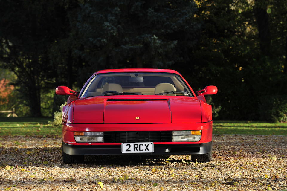 1988 Ferrari Testarossa Berlinetta  Chassis no. ZFFAA17C000077054 Engine no. 12597